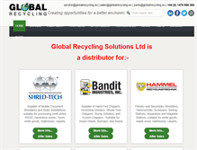 Tablet Screenshot of globalrecycling.eu